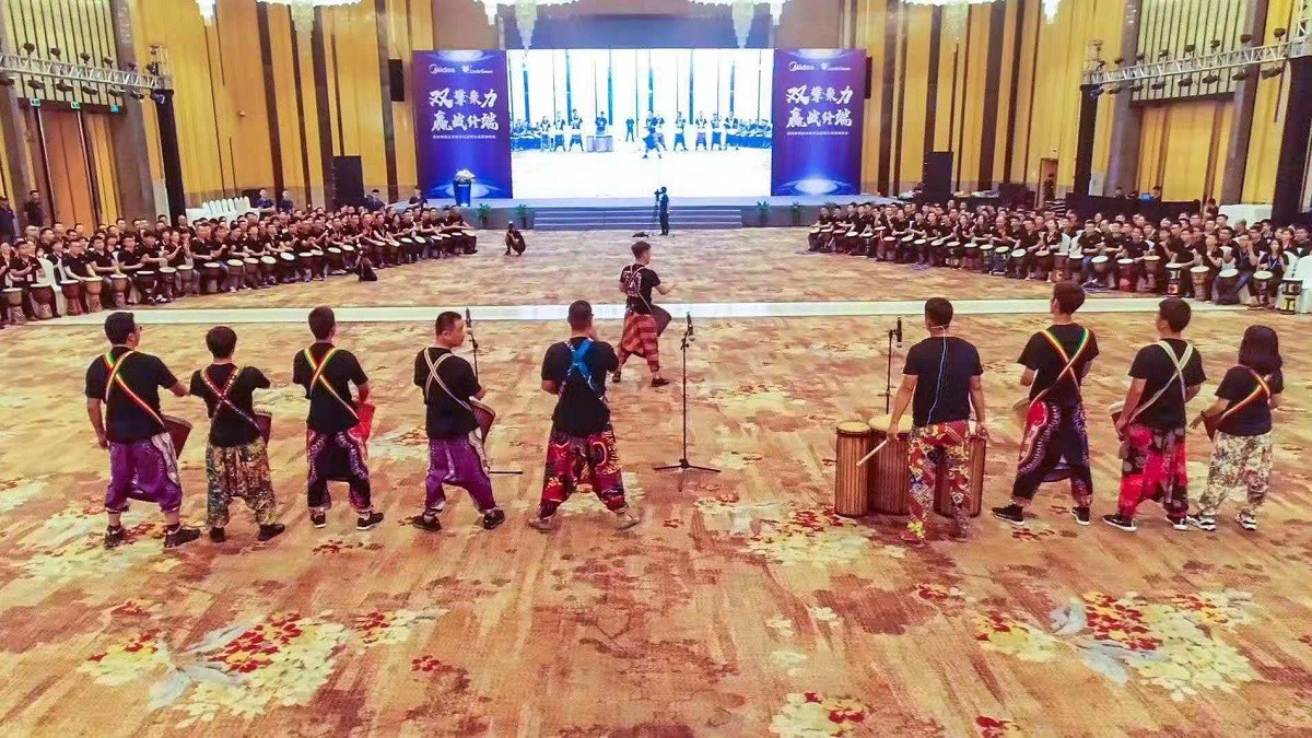 美的集團非洲鼓團建活動(dòng)