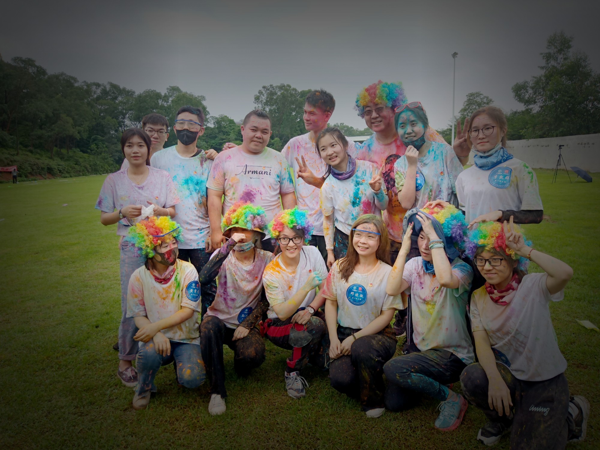 團隊彩色跑