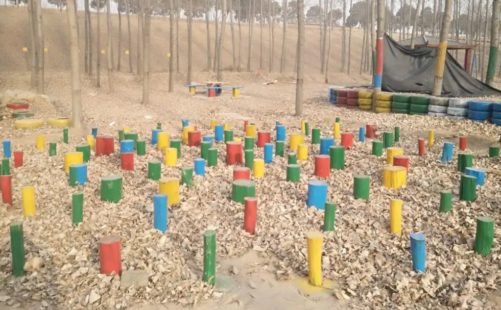 廣州拓展項目-梅花樁