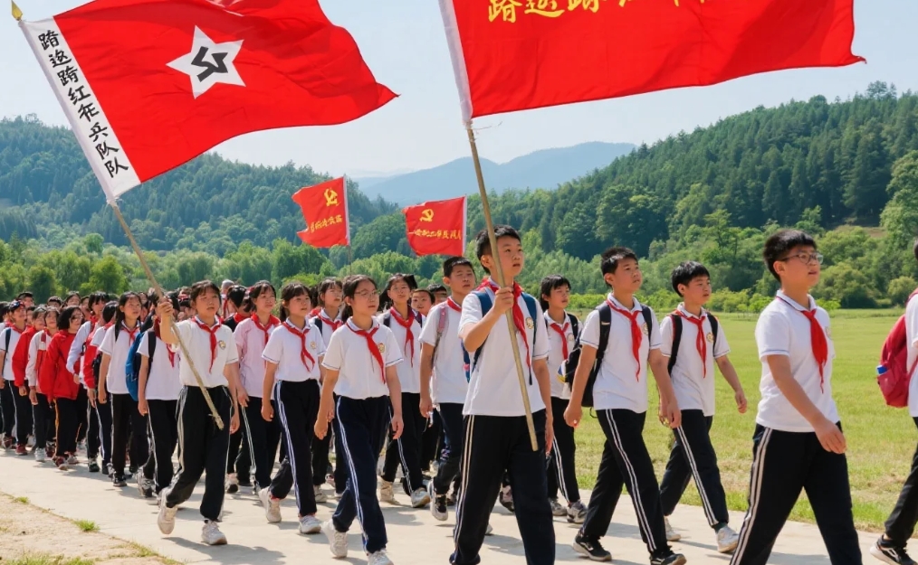 《重走長(cháng)征路》紅色之旅主題